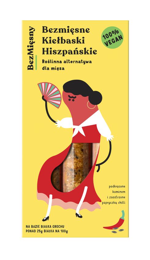 Bezmięsne Kiełbaski Hiszpańskie 240g