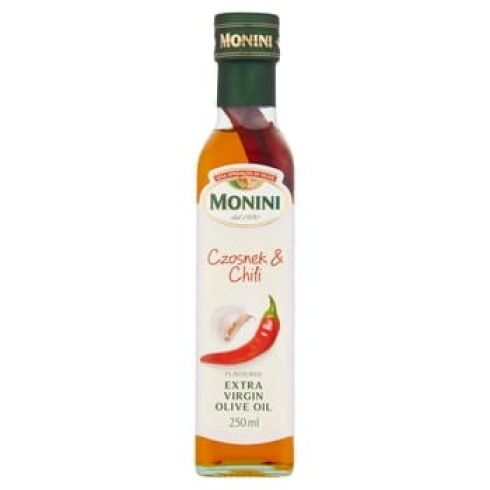 Monini przyprawa na bazie oliwy z oliwek ev-czosnek&chili 250ml