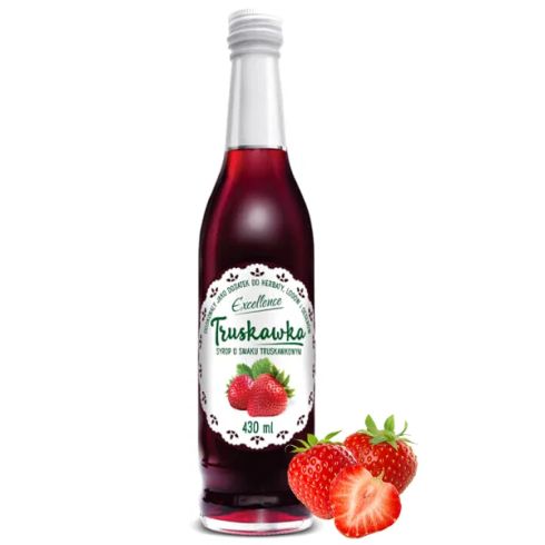 Excellence syrop o smaku truskawkowym 430ml