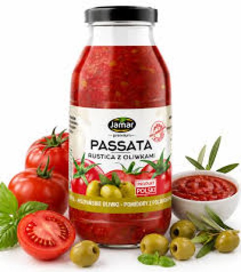 Jamar passata rustica z oliwkami 500g