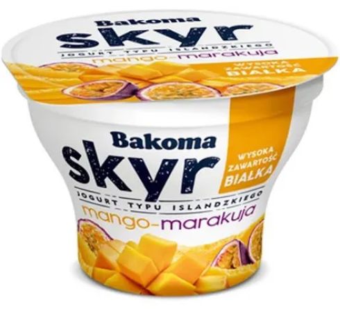 Bakoma skyr jogurt typu islandzkiego mango-marakuja 150g