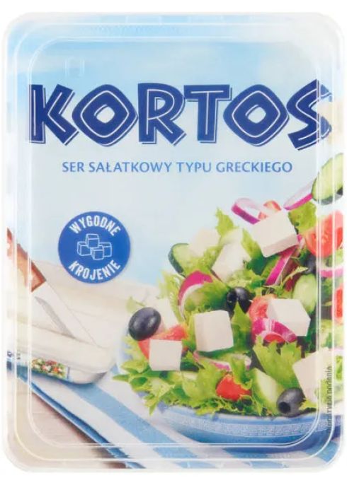 Kortos Naturalny 160g Ser sałatkowy typu greckiego