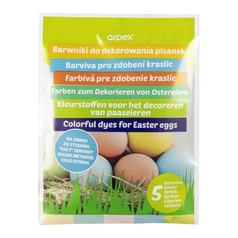Barwniki do jaj 5 kolorów