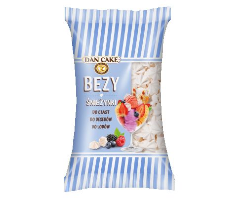 Bezy śnieżynki 100g Dan Cake