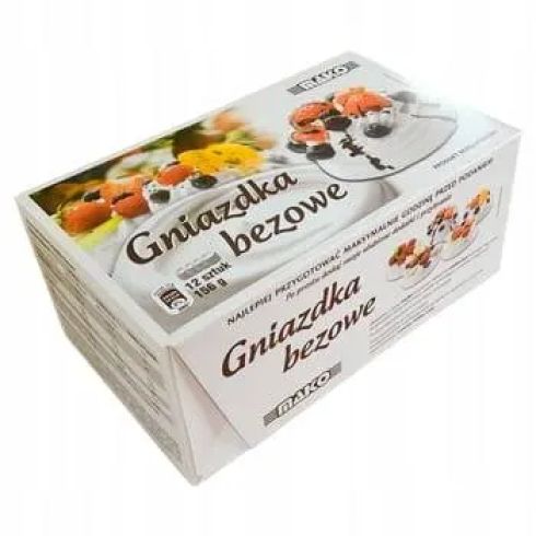 Gniazdka bezowe 156g Mako