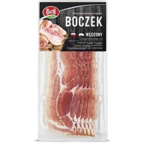 Boczek duński wędzony 95g Bell