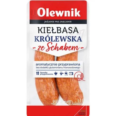 Kiełbasa królewska ze schabem 200g Olewnik