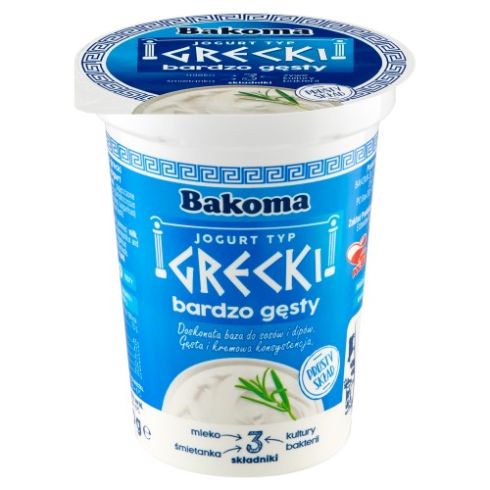 Bakoma jogurt naturalny typ grecki 370g