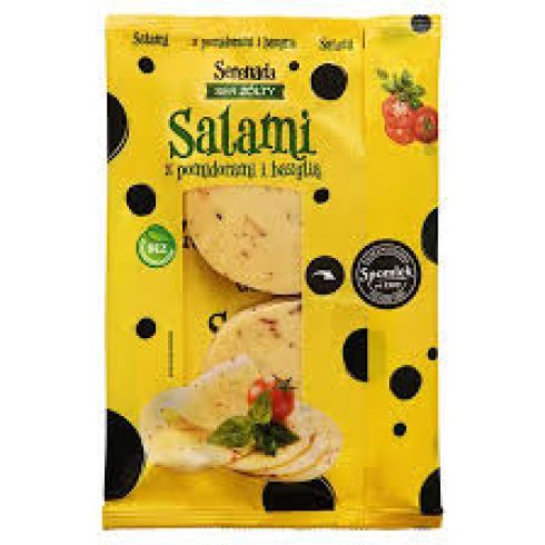 Serenada ser żółty salami z pomidorami i bazylią 135g
