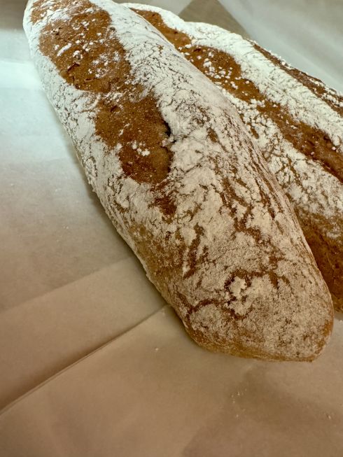 Bagietka owsiano-razowa 1 szt. Piekarnia Kleszcz (pon-pią)