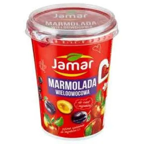 Jamar marmolada twarda wieloowocowa 600g