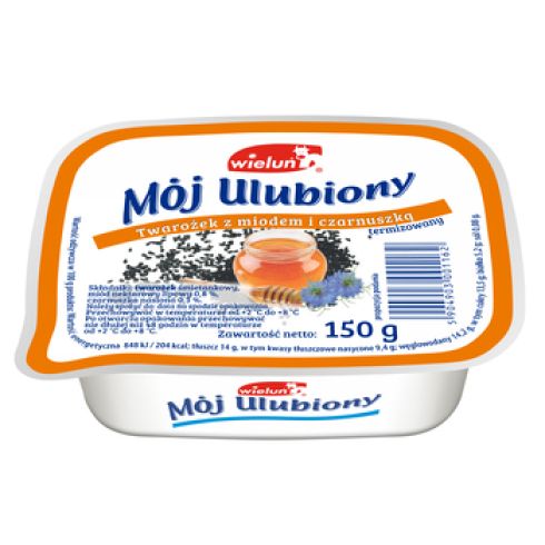 Twarożek mój ulubiony z miodem i czarnuszką 150g