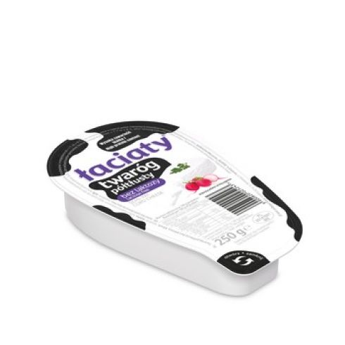 Twaróg klinek łaciaty 250g półtłusty bez laktozy