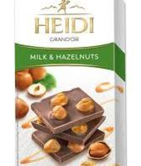 Heidi grand’or milk&hazelnuts 100g  kremowo mleczna czekolada z orzechami laskowymi