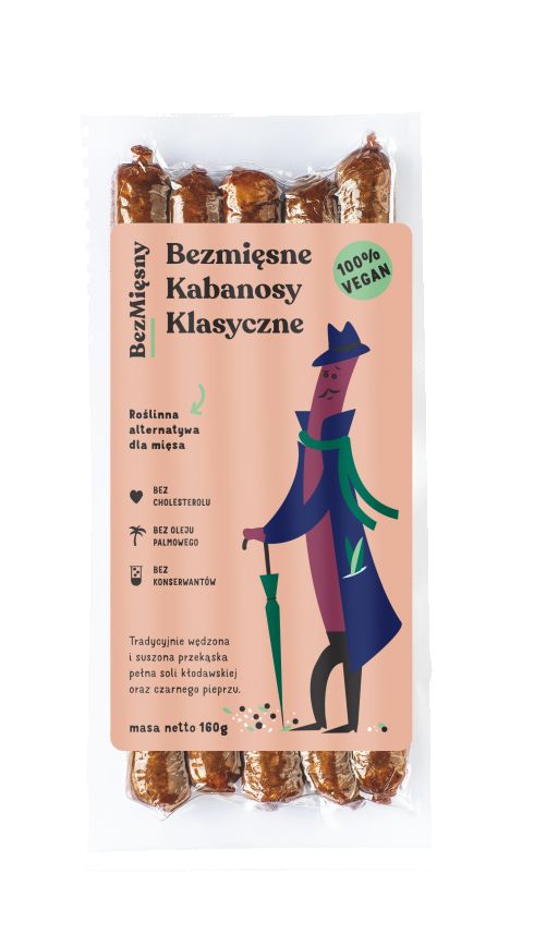 Bezmięsne Kabanosy Klasyczne 160g