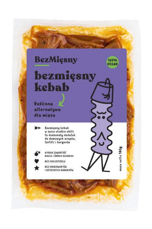 Bezmięsny Kebab słodkie chilli 160g