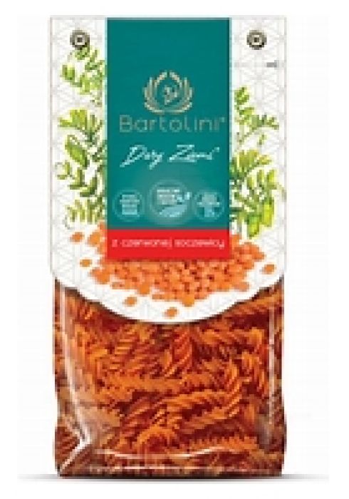 Makaron bartolini z czerwonej soczewicy 250g świderek nr.2