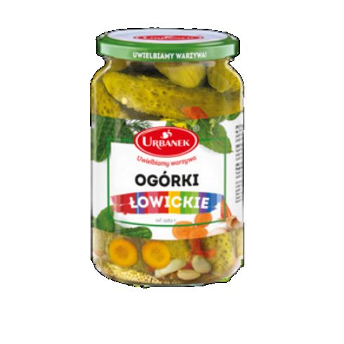 Ogórki łowickie 680g/380g Urbanek