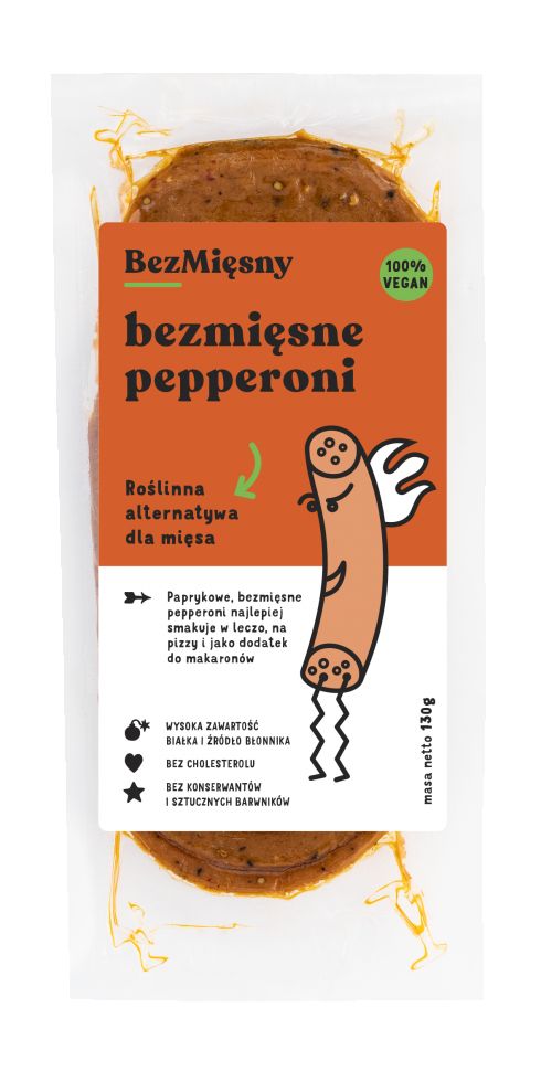 Bezmięsne Pepperoni 130g