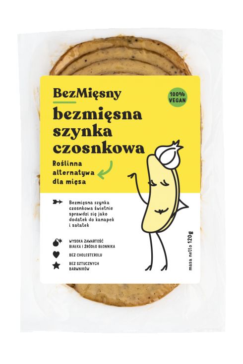 Bezmięsna Szynka Czosnkowa 120g