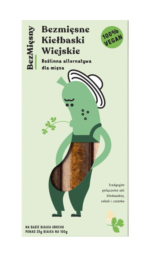 Bezmięsne Kiełbaski Wiejskie 240g